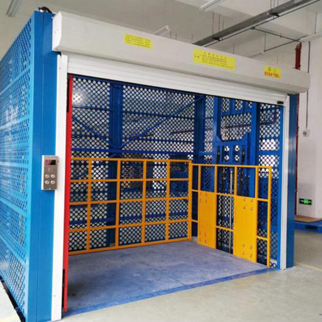 宁江导轨式升降货梯